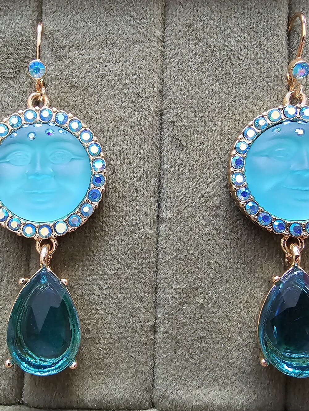 Moon Face Earrings